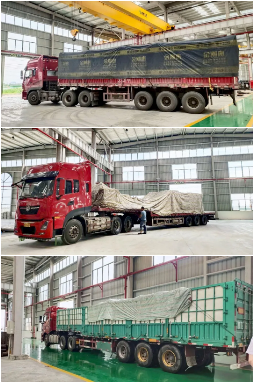 正西復合材料液壓機正在發向山東青島！是我們最好的見證！